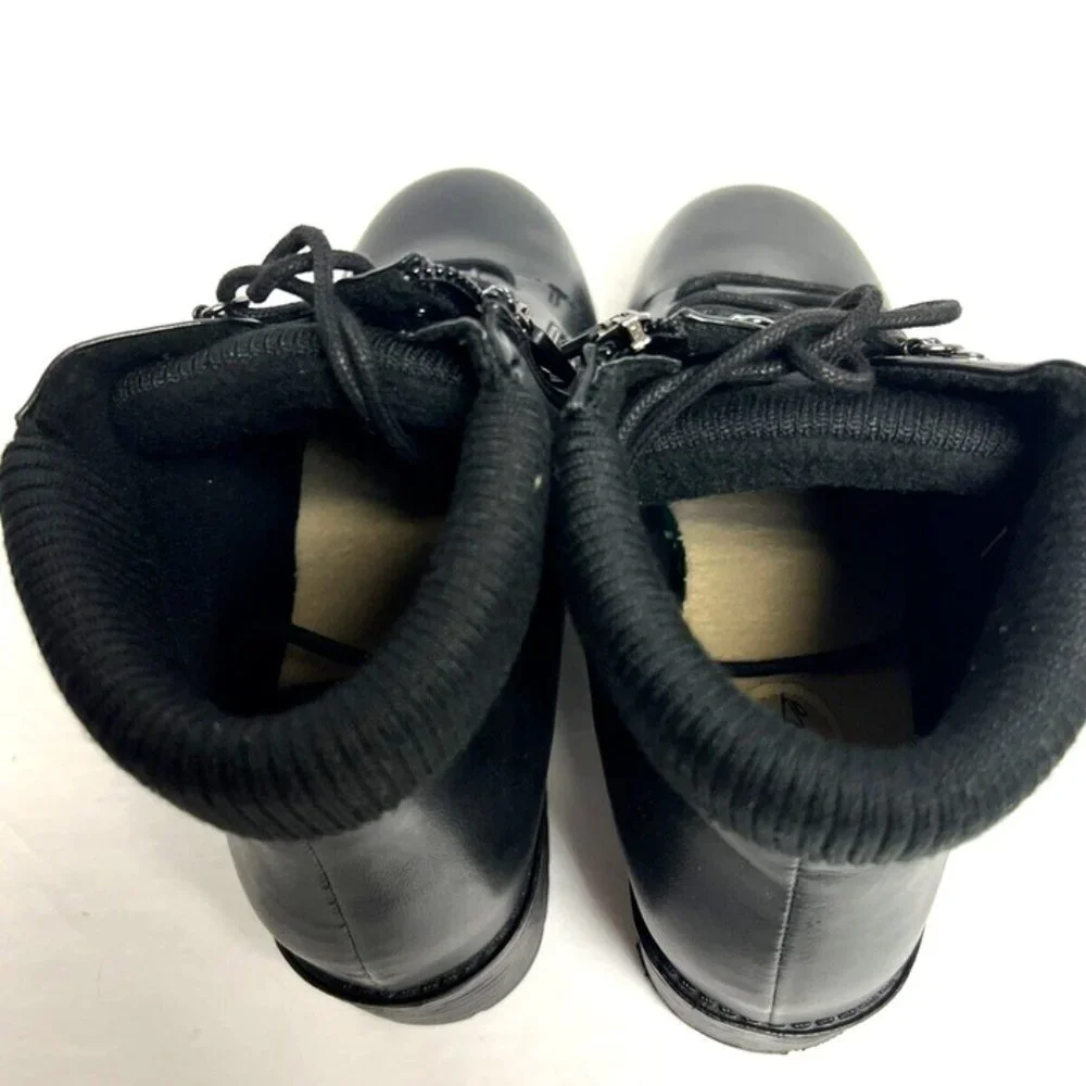 Trotters Womens Becky 2.0 Boot Black Size 8 M